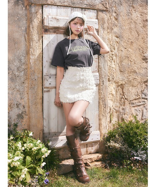 Darich(ダーリッチ)の「NATURAL RECREATIONTシャツ(Tシャツ/カットソー・レディース・チャコールグレー/ホワイト/ネイビー・FREE)」の20枚目の写真