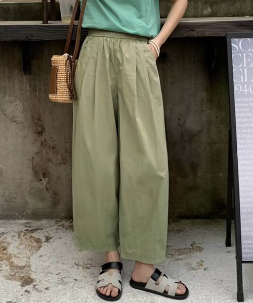 DECADE CLASSIC(ディケイド クラシック)の「【DECADE CLASSIC】カラフルコットンパンツ(チノパンツ・レディース・ライトベージュ/ベージュ/ネイビー/グリーン・MEDIUM/LARGE/SMALL)」の8枚目の写真