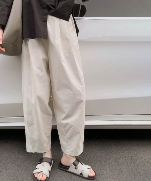 DECADE CLASSIC(ディケイド クラシック)の「【DECADE CLASSIC】カラフルコットンパンツ(チノパンツ・レディース・ライトベージュ/ベージュ/ネイビー/グリーン・MEDIUM/LARGE/SMALL)」の11枚目の写真