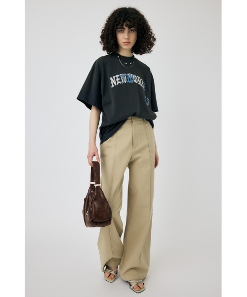 MOUSSY(マウジー)の「NETWORKS FADED Tシャツ(Tシャツ/カットソー・レディース・ブラック/ライトブルー・FREE)」の5枚目の写真