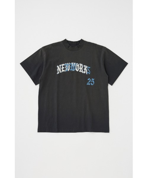 MOUSSY(マウジー)の「NETWORKS FADED Tシャツ(Tシャツ/カットソー・レディース・ブラック/ライトブルー・FREE)」の9枚目の写真