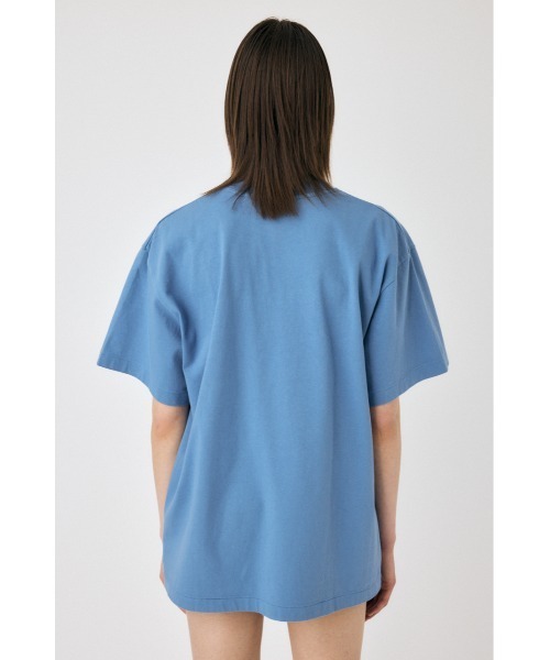 MOUSSY(マウジー)の「NETWORKS FADED Tシャツ(Tシャツ/カットソー・レディース・ブラック/ライトブルー・FREE)」の18枚目の写真