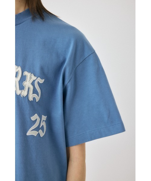 MOUSSY(マウジー)の「NETWORKS FADED Tシャツ(Tシャツ/カットソー・レディース・ブラック/ライトブルー・FREE)」の20枚目の写真