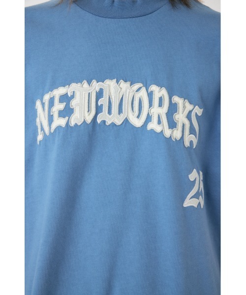 MOUSSY(マウジー)の「NETWORKS FADED Tシャツ(Tシャツ/カットソー・レディース・ブラック/ライトブルー・FREE)」の21枚目の写真