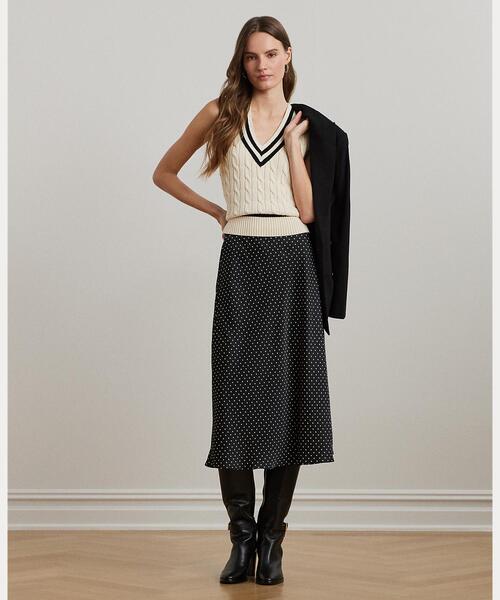 Lauren Ralph Lauren ジオプリントペンシルスカート XS ローレン ラルフ ローレン LAUREN RALPH LAUREN ポンチ セーラー