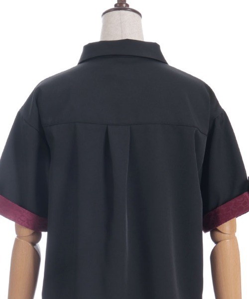 axes femme(アクシーズファム)の「ジャカード×プリーツブラウス(シャツ/ブラウス・レディース・ネイビー/グリーン/ブラック/ダークグリーン・FREE)」の21枚目の写真