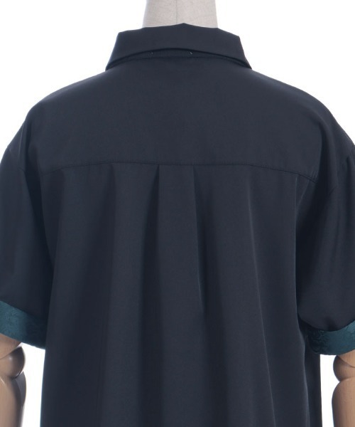 axes femme(アクシーズファム)の「ジャカード×プリーツブラウス(シャツ/ブラウス・レディース・ネイビー/グリーン/ブラック/ダークグリーン・FREE)」の18枚目の写真