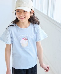 ROPE' PICNIC | 【KIDS/キッズ】アイスプリント袖ジャガードトップス(Tシャツ/カットソー)