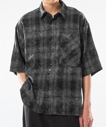VINTAGEWASHED OMBRE CHECK SHIRT/ヴィンテージ加工オンブレチェックシャツ