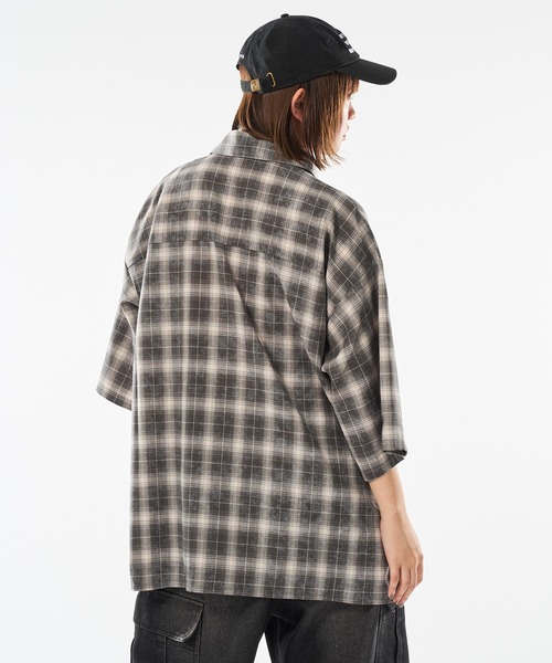 VINTAGEWASHED OMBRE CHECK SHIRT/ヴィンテージ加工オンブレ