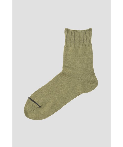 MARGARET HOWELL（マーガレットハウエル）の「LINEN PLAIN SOCKS（ソックス/靴下・メンズ・カーキ/ブラック/ベージュ系その他3・FREE）」の3枚目の写真