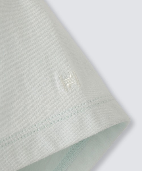 KINO THE KEI(キノザケイ)の「ラウンドネック フィット 刺繍 Tシャツ KINO THE KEI(Tシャツ/カットソー・レディース・ホワイト/ミント/ブラック・フリー)」の15枚目の写真