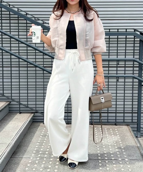 セール】ダブルジップ シアーブルゾン（ブルゾン）｜AMELY（エミリー