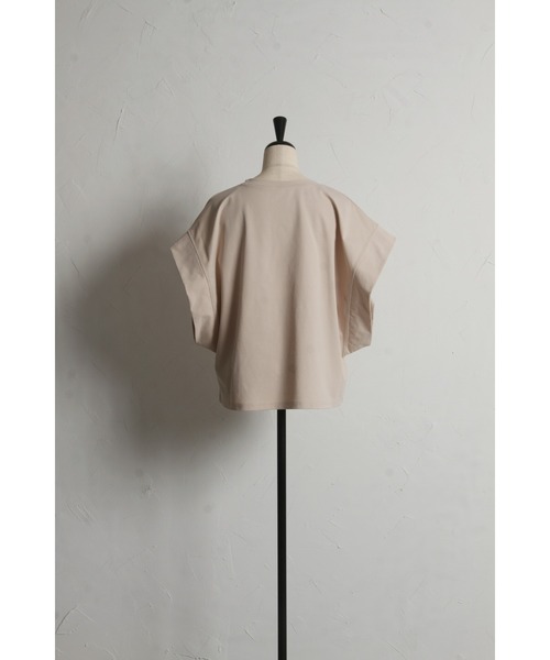 &. NOSTALGIA(アンドドットノスタルジア)の「【ZOZO限定】オーバーサイズフレンチプルオーバー(Tシャツ/カットソー・レディース・ベージュ/ブラック/オフホワイト/グレー・M)」の15枚目の写真