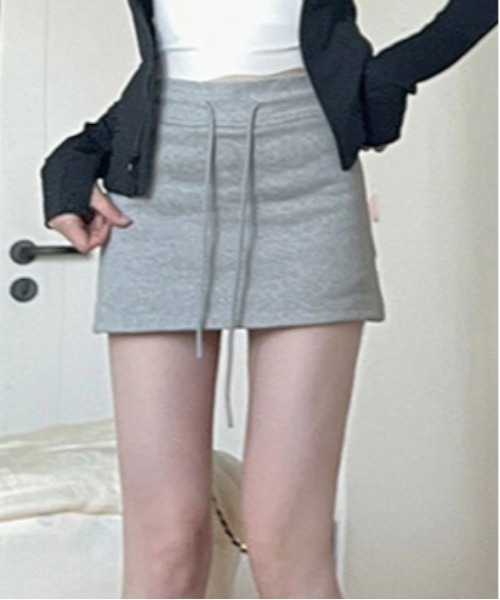 Per sist ence（パーシエンス）の「スウェットミニスカパン（スカート・レディース・ブラック/グレー/ホワイト・LARGE/MEDIUM）」の10枚目の写真
