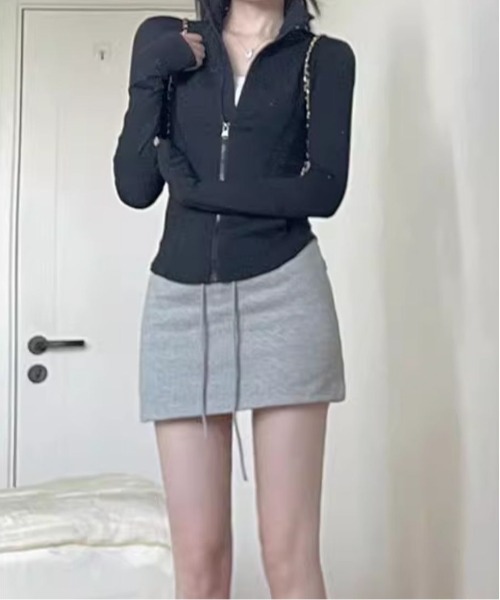 Per sist ence（パーシエンス）の「スウェットミニスカパン（スカート・レディース・ブラック/グレー/ホワイト・LARGE/MEDIUM）」の13枚目の写真