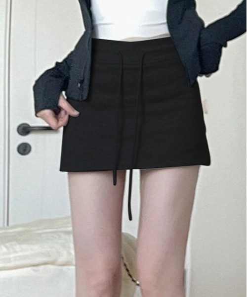 Per sist ence（パーシエンス）の「スウェットミニスカパン（スカート・レディース・ブラック/グレー/ホワイト・LARGE/MEDIUM）」の9枚目の写真