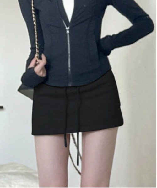 Per sist ence（パーシエンス）の「スウェットミニスカパン（スカート・レディース・ブラック/グレー/ホワイト・LARGE/MEDIUM）」の14枚目の写真