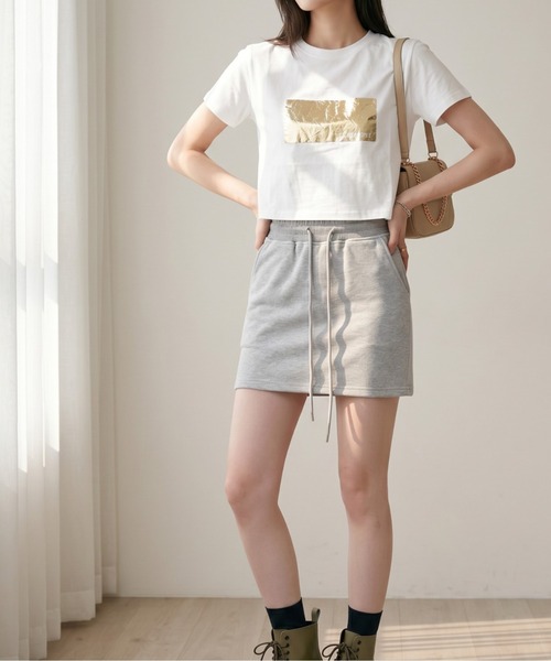 Per sist ence（パーシエンス）の「スウェットミニスカパン（スカート・レディース・ブラック/グレー/ホワイト・LARGE/MEDIUM）」の20枚目の写真
