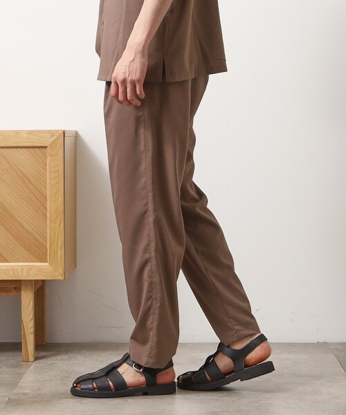 THE SHOP TK (ザ ショップ ティーケー )の「クールファイバーイージーパンツ 接触冷感/吸水速乾/UVケア/軽量/セットアップ可(その他パンツ・メンズ・ブラウン系/ネイビー・02/03/04)」の21枚目の写真