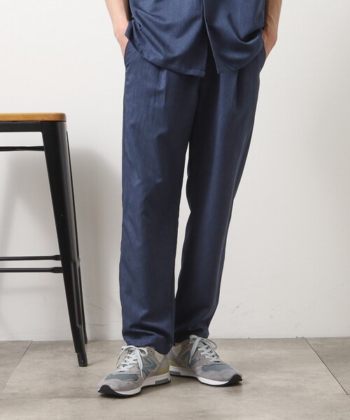 THE SHOP TK (ザ ショップ ティーケー )の「クールファイバーイージーパンツ 接触冷感/吸水速乾/UVケア/軽量/セットアップ可(その他パンツ・メンズ・ブラウン系/ネイビー・02/03/04)」の7枚目の写真