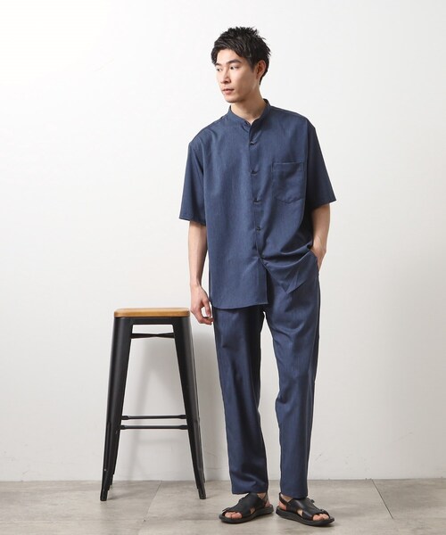 THE SHOP TK (ザ ショップ ティーケー )の「クールファイバーイージーパンツ 接触冷感/吸水速乾/UVケア/軽量/セットアップ可(その他パンツ・メンズ・ブラウン系/ネイビー・02/03/04)」の10枚目の写真