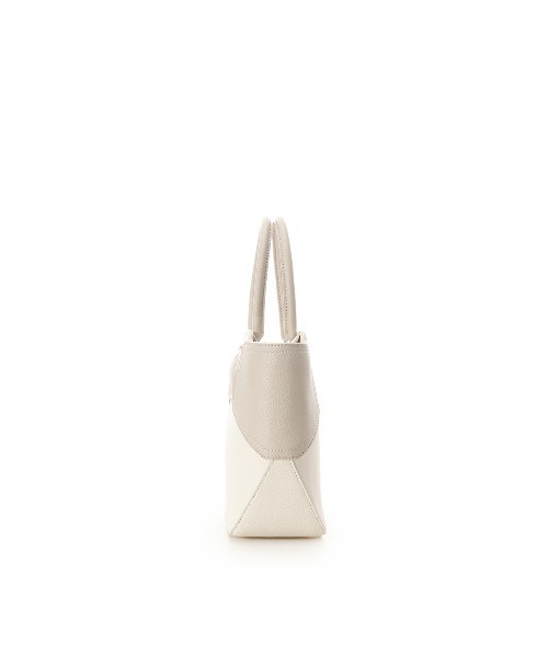 サマンサタバサ（Samantha Thavasa）/バイカラーリボンモチーフ スプリットレザーハンドバッグ バイカラーリボンモチーフ スプリットレザーハンドバッグ