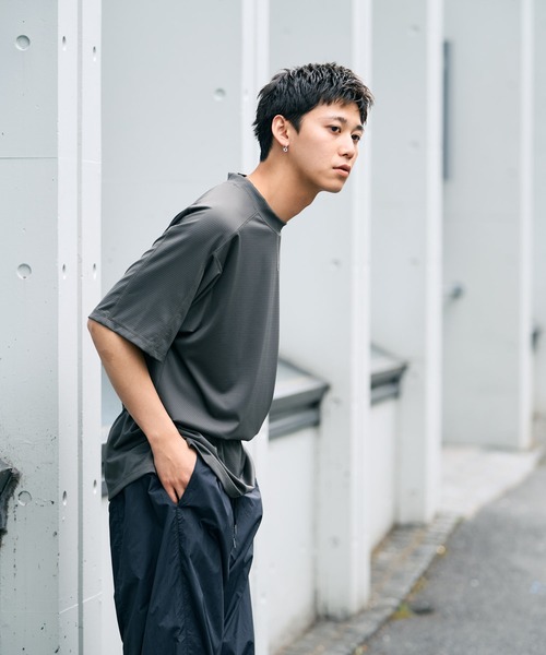 THE BOLDMAN(ザ ボールドマン)の「Drawcord Tee / ドローコードTシャツ(Tシャツ/カットソー・メンズ・ブラック/チャコールグレー・LARGE/MEDIUM)」の9枚目の写真