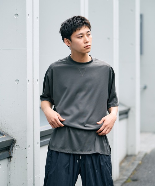 THE BOLDMAN(ザ ボールドマン)の「Drawcord Tee / ドローコードTシャツ(Tシャツ/カットソー・メンズ・ブラック/チャコールグレー・LARGE/MEDIUM)」の13枚目の写真
