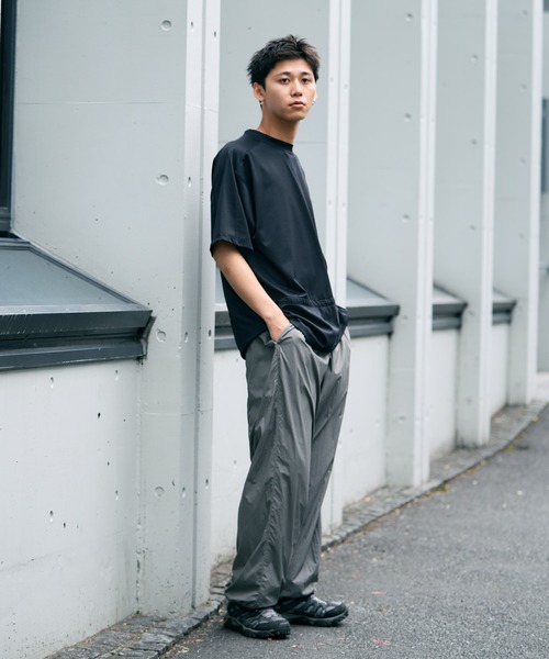 THE BOLDMAN(ザ ボールドマン)の「Drawcord Tee / ドローコードTシャツ(Tシャツ/カットソー・メンズ・ブラック/チャコールグレー・LARGE/MEDIUM)」の18枚目の写真