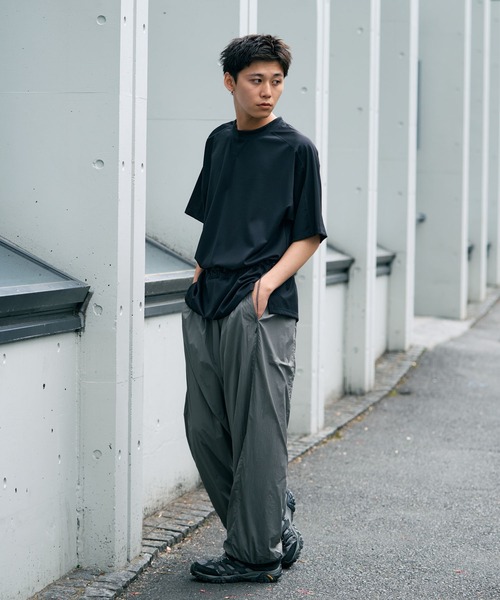 THE BOLDMAN(ザ ボールドマン)の「Drawcord Tee / ドローコードTシャツ(Tシャツ/カットソー・メンズ・ブラック/チャコールグレー・LARGE/MEDIUM)」の20枚目の写真