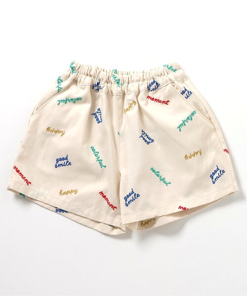 セール】【ジュニア対応】ロゴ刺繍ハーフパンツ（その他パンツ