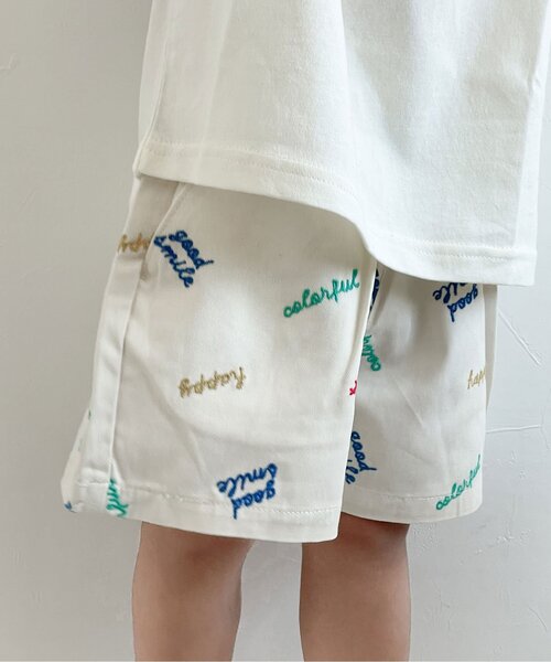 セール】【ジュニア対応】ロゴ刺繍ハーフパンツ（その他パンツ