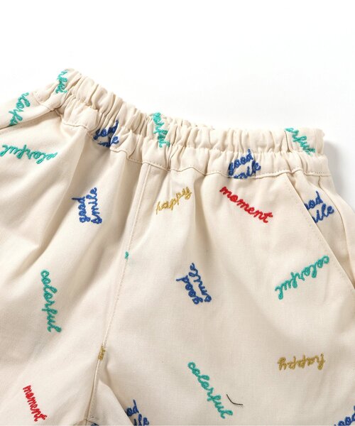 セール】【ジュニア対応】ロゴ刺繍ハーフパンツ（その他パンツ