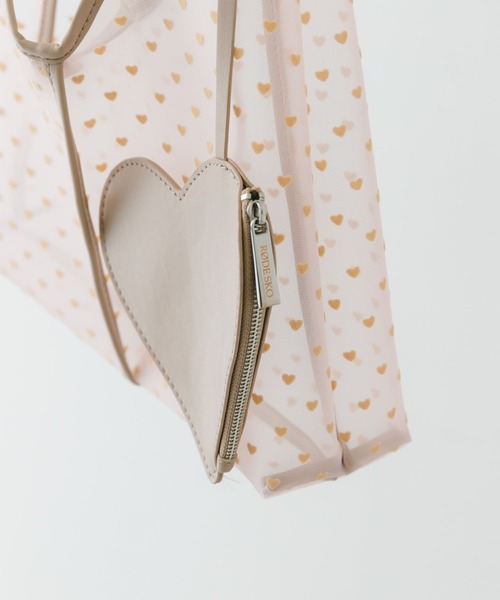 RODE SKO（ロデスコ）の「ハートシアーサンカクハンドバッグ（ハンドバッグ・レディース・ブラック/ベージュ・ONE）」の5枚目の写真