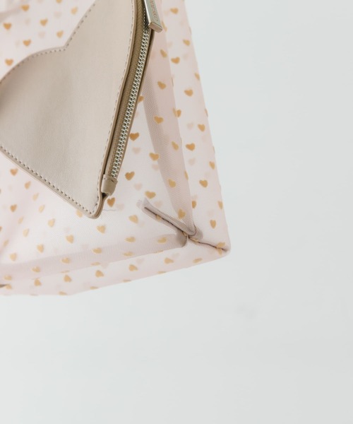 RODE SKO（ロデスコ）の「ハートシアーサンカクハンドバッグ（ハンドバッグ・レディース・ブラック/ベージュ・ONE）」の6枚目の写真