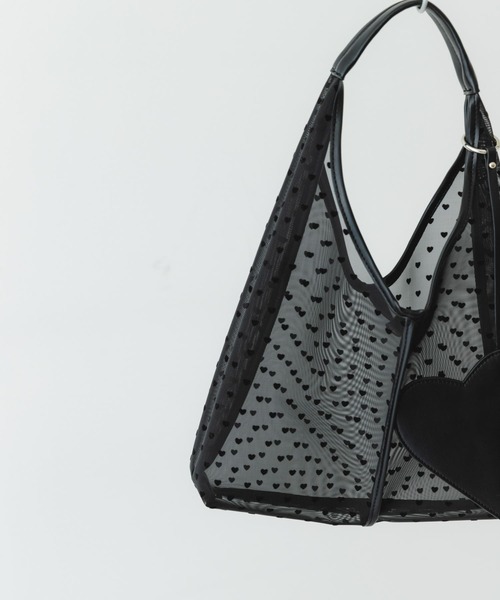 RODE SKO（ロデスコ）の「ハートシアーサンカクハンドバッグ（ハンドバッグ・レディース・ブラック/ベージュ・ONE）」の16枚目の写真