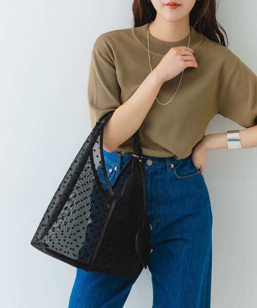 RODE SKO（ロデスコ）の「ハートシアーサンカクハンドバッグ（ハンドバッグ・レディース・ブラック/ベージュ・ONE）」の22枚目の写真