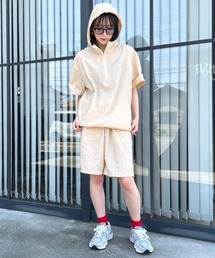 Kotoe（コトエ）の「ナイロン調プルパーカー&ショーツ セットアップ（セットアップ）」