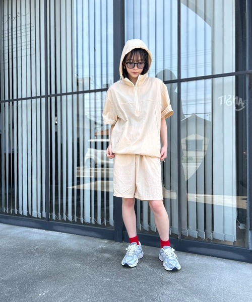 CHALLENGER ファイヤーアノラックパーカ　　ショーツ　セットアップ CHALLENGER ファイヤーアノラックパーカ ショーツ セットアップ