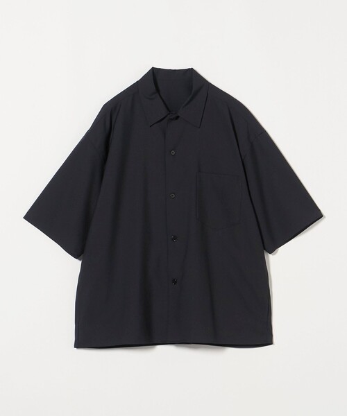 美品 koti B&Y メリノウール キャンプカラーショート スリーブシャツ L BEAUTY&YOUTH UNITED ARROWS｜<koti BEAUTY&YOUTH> メリノウール