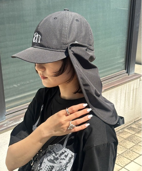 Ameri(アメリ)の「NEW ERA×Ameri SUNSHADE CAP(キャップ・レディース・ブラック・FREE)」の2枚目の写真