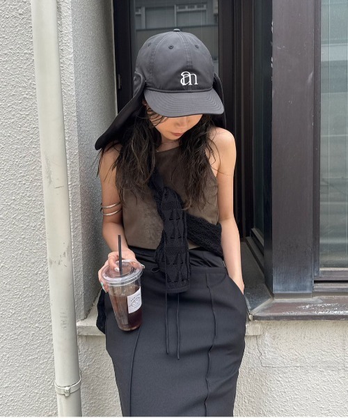 Ameri(アメリ)の「NEW ERA×Ameri SUNSHADE CAP(キャップ・レディース・ブラック・FREE)」の7枚目の写真