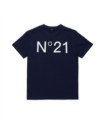 N°21（ヌメロ ヴェントゥーノ）の「N°21（ヌメロ ヴェントゥーノ）Kids & Junior ブランドロゴ半袖Tシャツカットソー（Tシャツ/カットソー）」