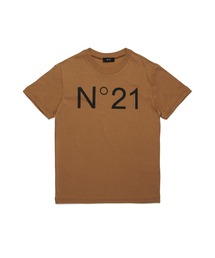 N°21（ヌメロ ヴェントゥーノ）の「N°21（ヌメロ ヴェントゥーノ）Kids & Junior ブランドロゴ半袖Tシャツカットソー（Tシャツ/カットソー）」