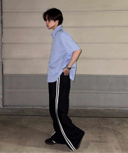 sedacle（セダクル）の「サイドラインバギーデニム（デニムパンツ・レディース・ライトインディゴブルー/ブラック・SMALL/MEDIUM/LARGE）」の11枚目の写真
