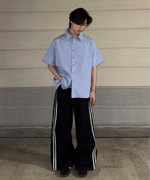 sedacle（セダクル）の「サイドラインバギーデニム（デニムパンツ・レディース・ライトインディゴブルー/ブラック・SMALL/MEDIUM/LARGE）」の10枚目の写真