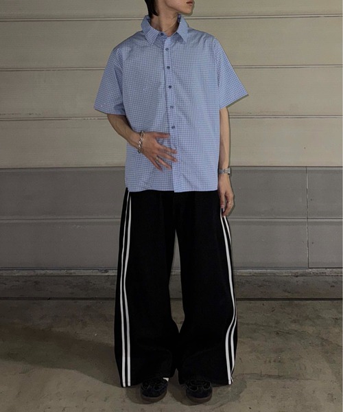 sedacle（セダクル）の「サイドラインバギーデニム（デニムパンツ・レディース・ライトインディゴブルー/ブラック・SMALL/MEDIUM/LARGE）」の22枚目の写真