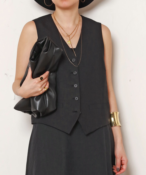 リネンベスト（スーツベスト）｜EVERYDAY I LIKE.（エヴリディ