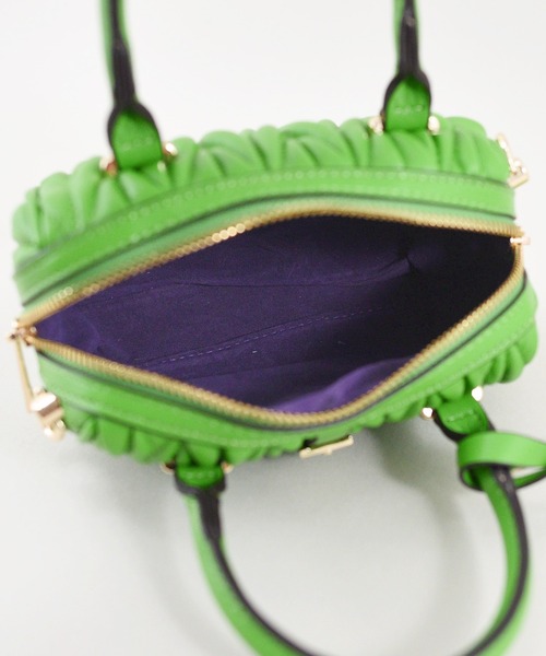 U(ユー)の「ムー ジュリア プティ ボストンバッグ(ボストンバッグ・レディース・フューシャピンク/ターコイズブルー/グリーン/アイボリー/グレー/シルバー/オリーブ/イエロー系その他/ブラック/ライム・FREE)」の21枚目の写真